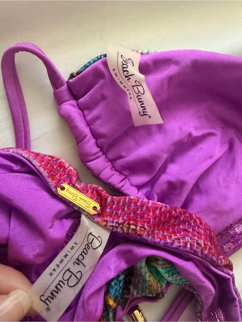 Beach bunny purple bikini - Picture 3 of 3